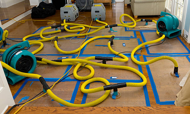 Professional Crawl Space Water Removal technician working in Melville, RI